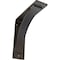 Ekena Millwork Morris Steel Bracket, Hammered Dark Bronze 3"W x 10"D x 10"H BKTM03X10X10MOHDB - alternate 1